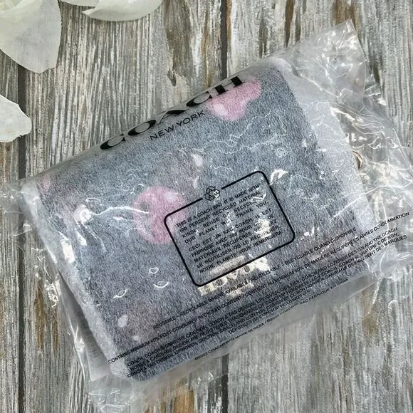 Coach Snap Wallet In Signature Canvas With Cherry Print & Cherry Charm Bag Purse - Picture 8 of 8